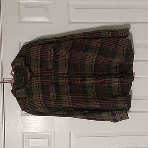 Gant Tartan Flannel Long Sleeve Button Up Shirt Mens Size XL Cold Weather